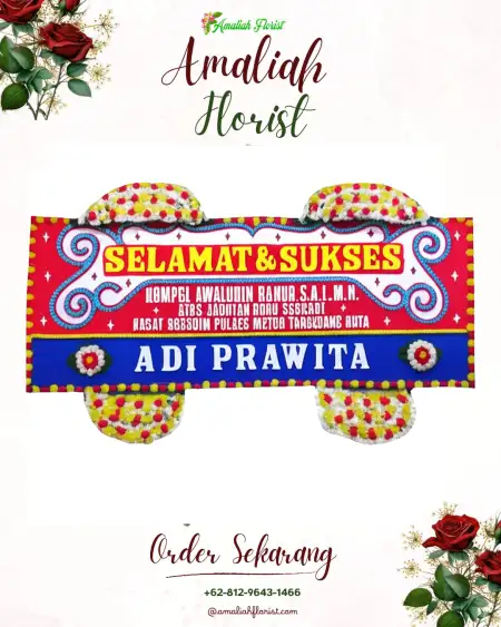 Papan Bunga Ucapan Selamat Wailan